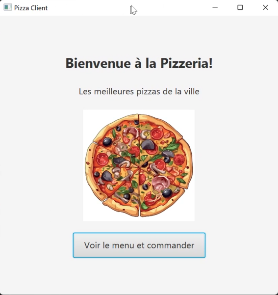 PizzJava interface
